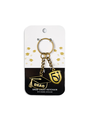 Grad Crest Keychain