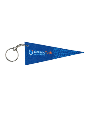 Ontario Tech Flag Keychain